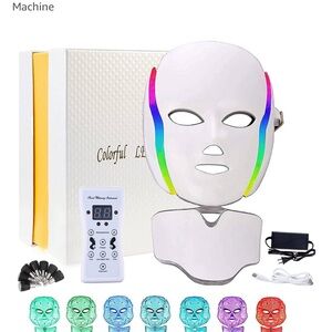 Colorful LED Face Mask with Remote